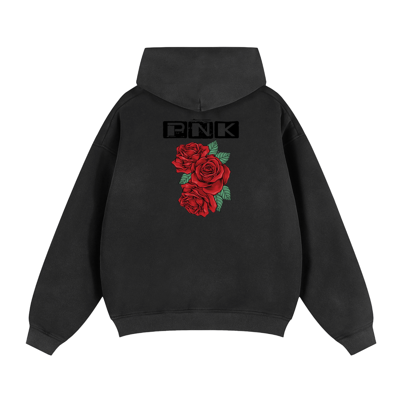 Sunfade Two-way Zipper Boxy Fleece Hoodie